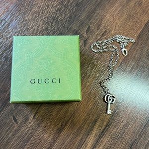 Gucci Double G key necklace
